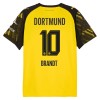 Levné Borussia Dortmund Brandt 10 Domácí Fotbalové dresy 2025-26 Krátký Rukáv